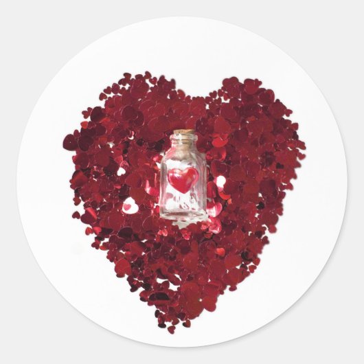Liefdesdrankje nummer 9 ronde sticker (Voorkant)