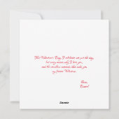 liefdesduiven | Aangepaste tekst | VALENTIJNS Feestdagenkaart (Achterkant)