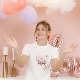 liefdesduiven | Aangepaste tekst | VALENTIJNS T-shirt