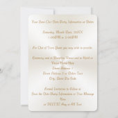 Liefdesduiven en Hart Trouwkaart Save the Date Kaa Kaart (Achterkant)