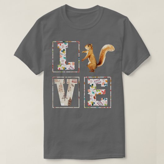 liefdeseekhoorn t-shirt (Design voorkant)