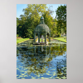 Liefdeseiland in het Kasteel van Chantilly Poster