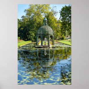 Liefdeseiland in het Kasteel van Chantilly Poster