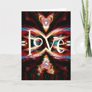 Liefdesenergie Kunst Sturen Feestdagen Kaart