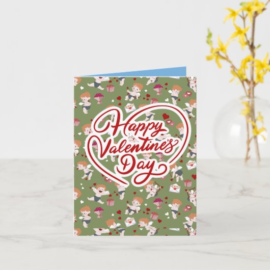 Liefdesengel Kaart (Gele Bloem)