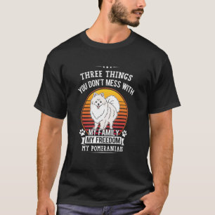 liefdesfamilie Cool Pomeranian Love Family Freedo T-shirt