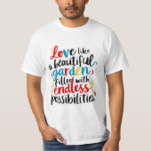 Liefdesfeiten T-shirt (Voorkant)