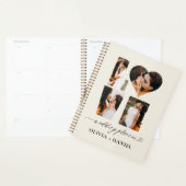 Liefdesfoto Instagram Moderne minimalistische brui Planner (Display)