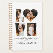 Liefdesfoto Instagram Moderne minimalistische brui Planner (Voorkant)