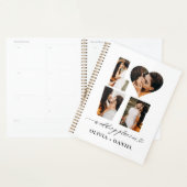 Liefdesfoto Instagram Moderne minimalistische brui Planner (Display)