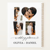 Liefdesfoto Instagram Moderne minimalistische brui Planner (Achterkant)