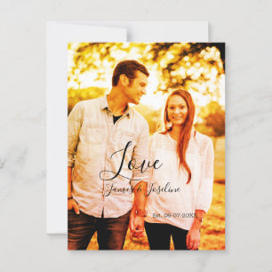 Liefdesfoto naam toevoegen geschatte datum jaar br briefkaart