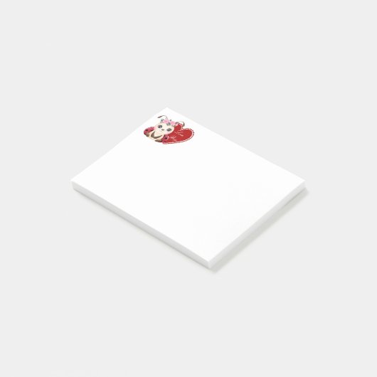 Liefdesfoutje  post-it® notes (Schuin)