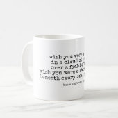 Liefdesgedicht Koffiemok (Voorkant links)