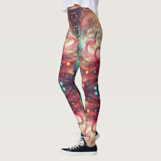 Liefdesgeest "Ik ben gezegend Groen Leggings (Links)