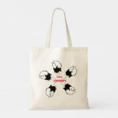 liefdesgemeenschap, behoefte aan vrijheid tote bag (Achterkant)