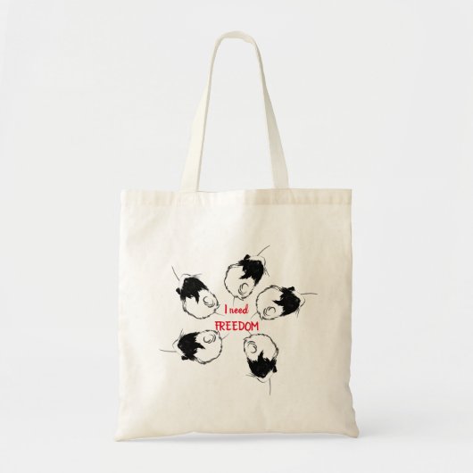 liefdesgemeenschap, behoefte aan vrijheid tote bag (Voorkant)