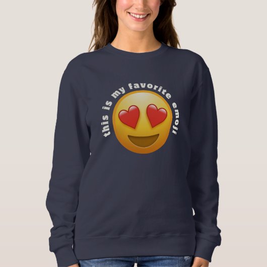 Liefdesgeslagen emoji trui (Voorkant)