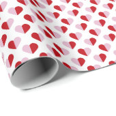 liefdesgevuld hartpatroon inpakpapier (Rol Hoek)
