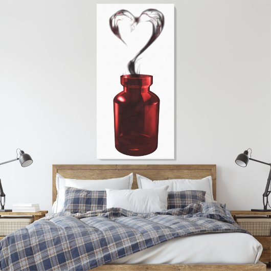 liefdesgif canvas afdruk (Insitu (Slaapkamer))