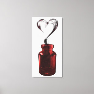 liefdesgif canvas afdruk