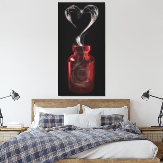 liefdesgif canvas afdruk (Insitu (Slaapkamer))