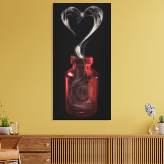 liefdesgif canvas afdruk (Insitu (Woonkamer))