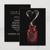 liefdesgif kaart (Voorkant / Achterkant)