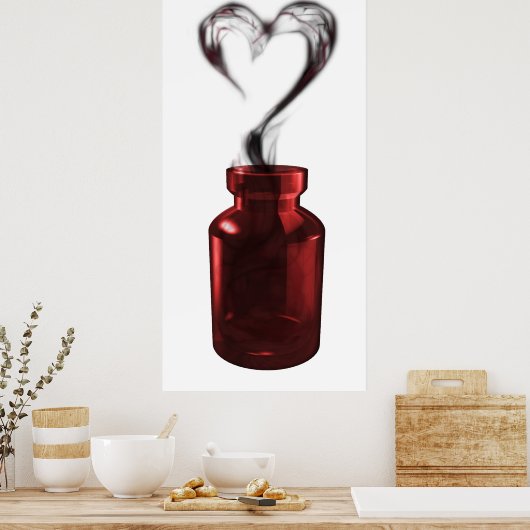 liefdesgif poster (Keuken)