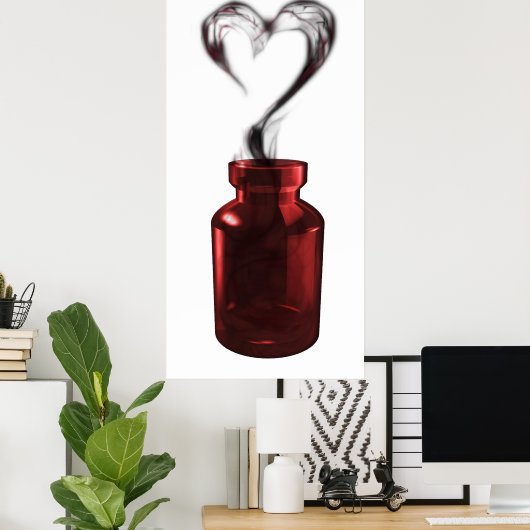 liefdesgif poster (Thuiskantoor)