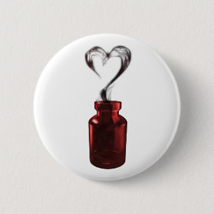 liefdesgif ronde button 5,7 cm