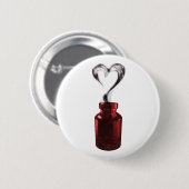 liefdesgif ronde button 5,7 cm (Voorkant /achterkant)
