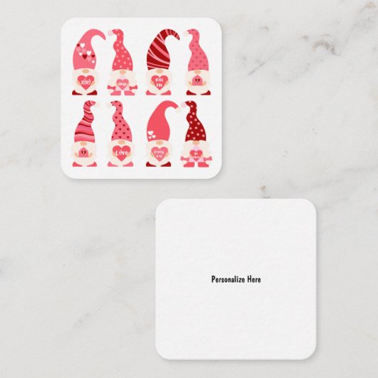 Liefdesgnomes Notitiekaartje (Voorkant / Achterkant)