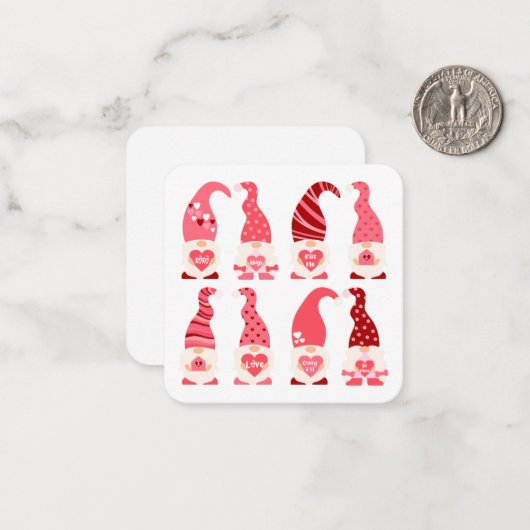 Liefdesgnomes Notitiekaartje (Voorkant / Achterkant in situ)