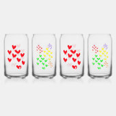 Liefdeshart blikvorm glas (Achterkant)