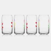Liefdeshart blikvorm glas (Links)