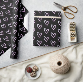 Liefdeshart cadeaupapier