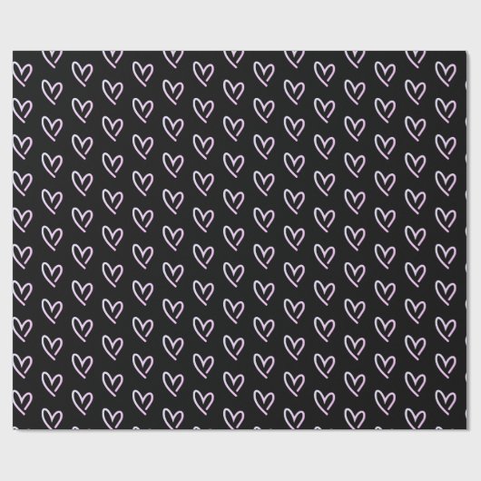 Liefdeshart  cadeaupapier (Vlak)