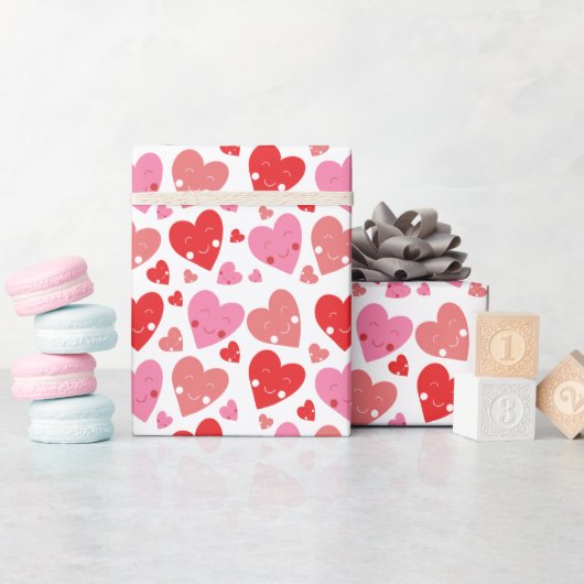 Liefdeshart Cadeaupapier (Baby Shower)