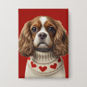 Liefdeshart cavalier button (Voorkant)