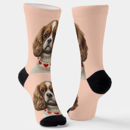 Liefdeshart cavalier sokken