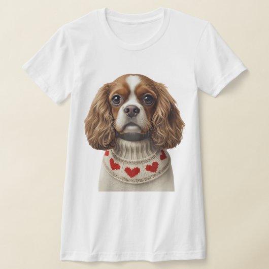 Liefdeshart cavalier t-shirt (Laagn)
