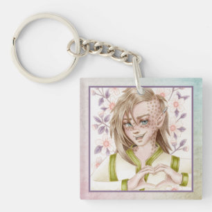 Liefdeshart Elf Sleutelhanger