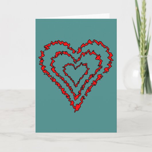Liefdeshart Kaart (Voorkant)