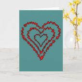 Liefdeshart Kaart (Gele Bloem)
