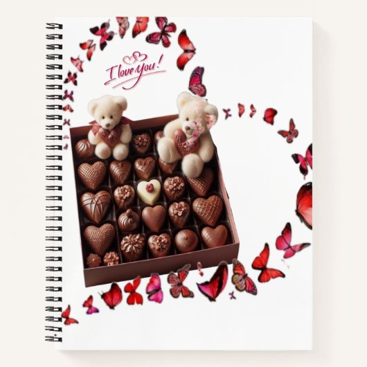 Liefdeshart notitieboek (Voorkant)