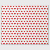 Liefdeshart Origami Vectorpatroon Valentijn Cadeaupapier (Vlak)