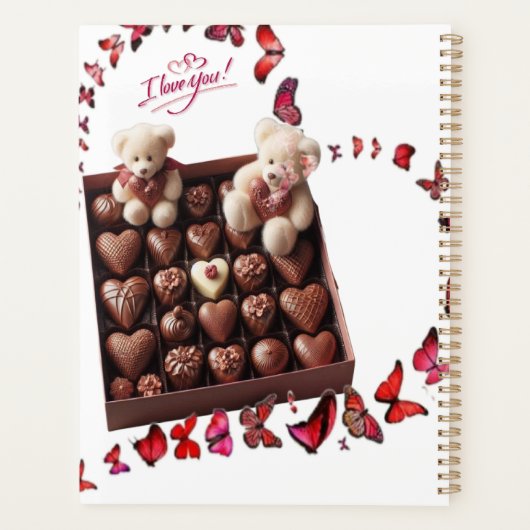 Liefdeshart  planner (Achterkant)