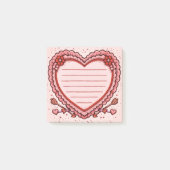 Liefdeshart Post-it® Notes (Voorkant)