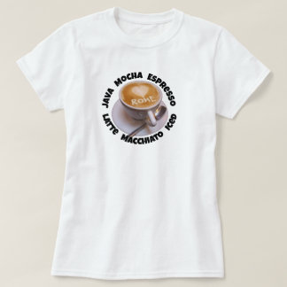 Liefdeshart Rome Cappuccino Koffiekop Mok T-Shirt